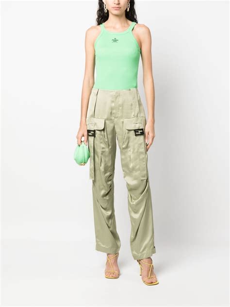 fendi satin cargo pants|Fendi trousers.